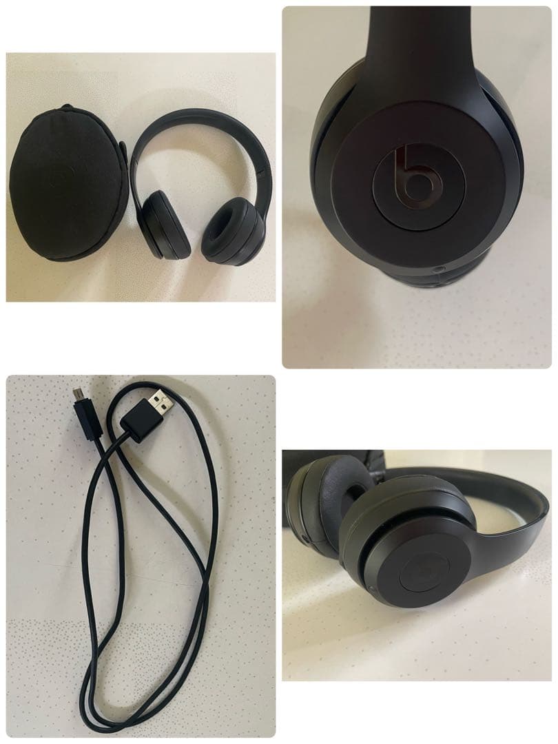 beats ブラック ワイヤレスヘッドホン オーバーイヤー