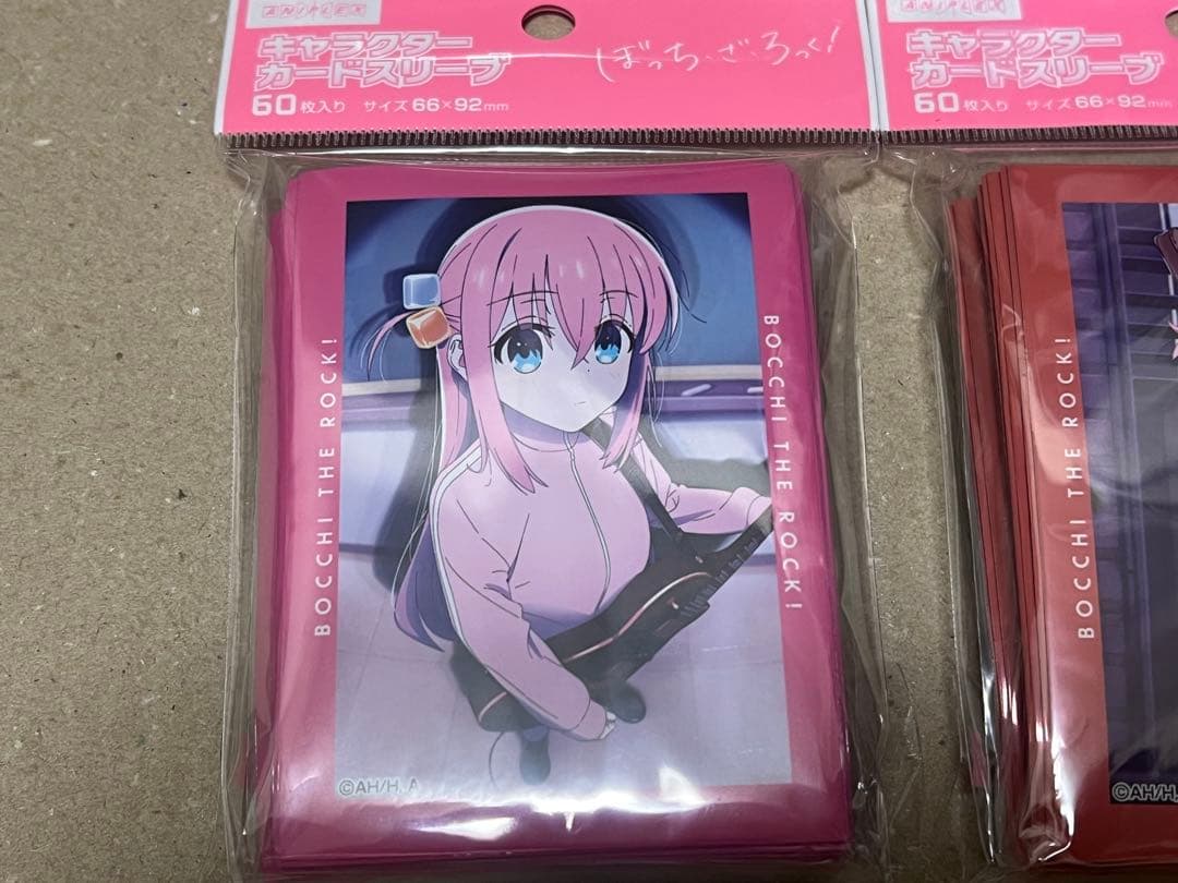 キャラクターカードスリーブ　ぼっち・ざ・ろっく！ 4種セット ANIPLEX