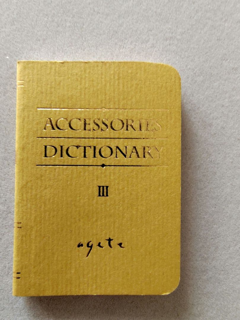 【100】agete シルバー ピルケース 非売品 ミニブック付