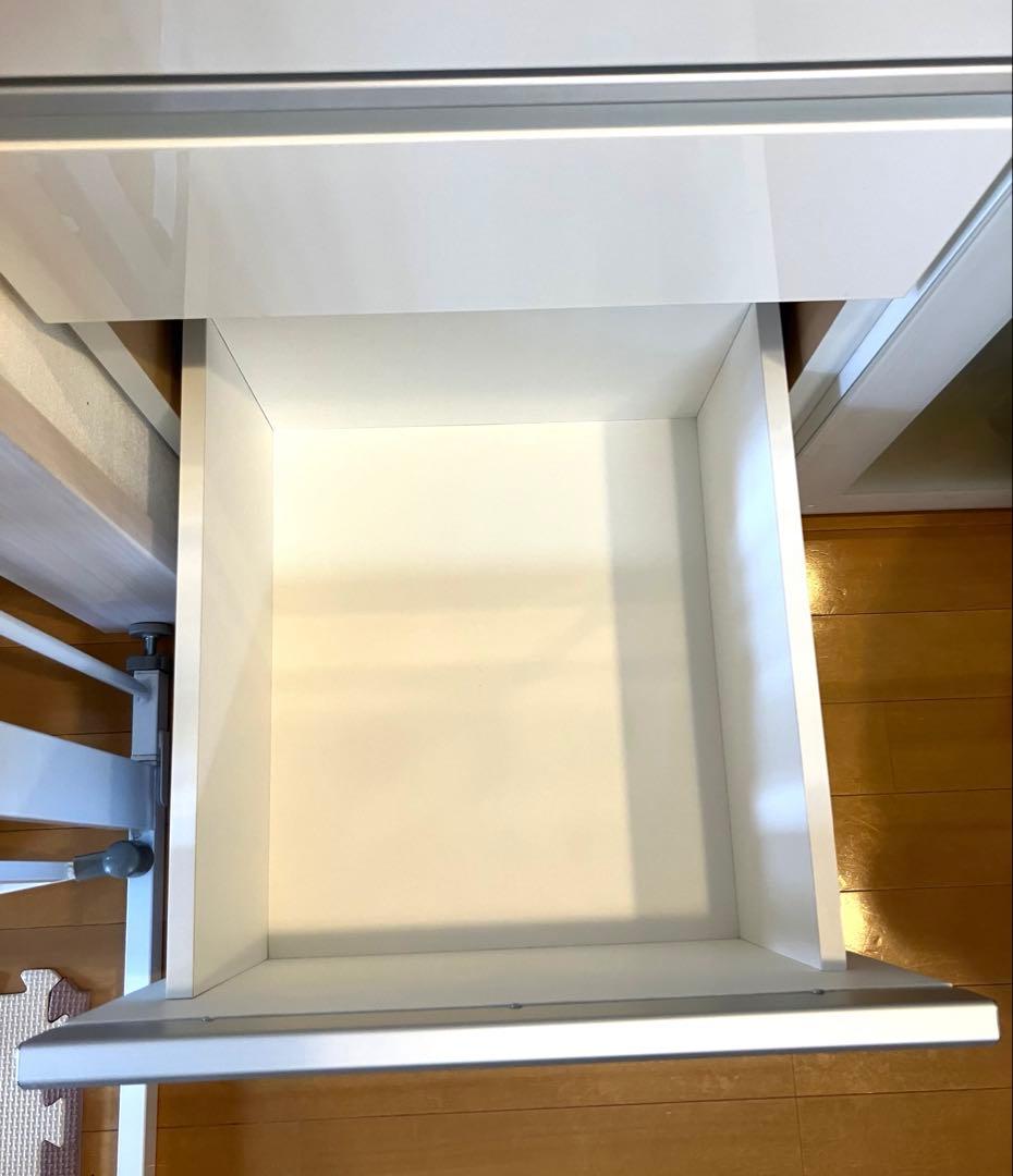 しぇんろん　ニトリ レンジボード キュリー2 90MRB ホワイト