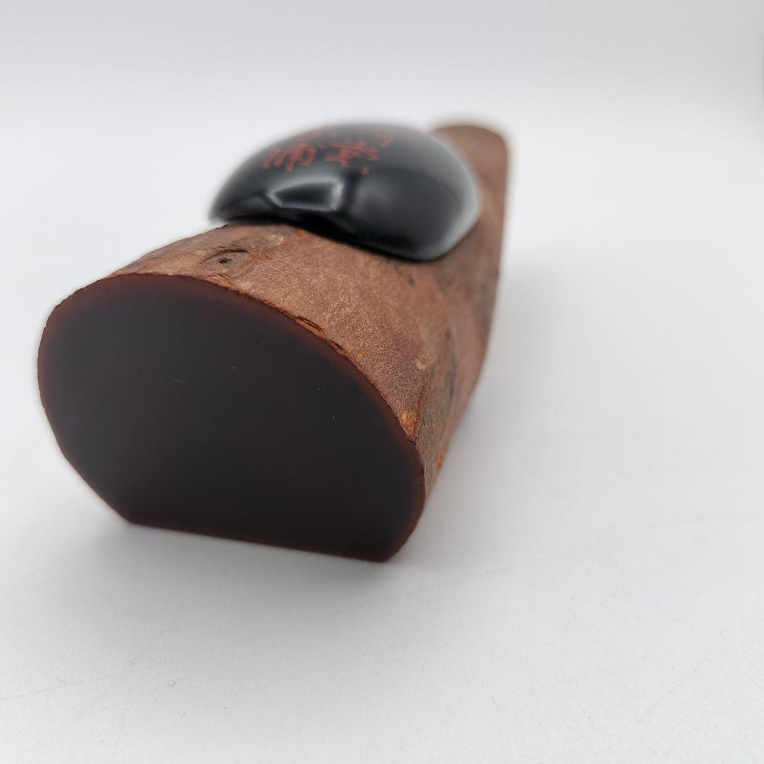 a148 玄々斎好 蜑小舟香合 「雪能花月裳清見屋田子浦」茶道 古物 古美術