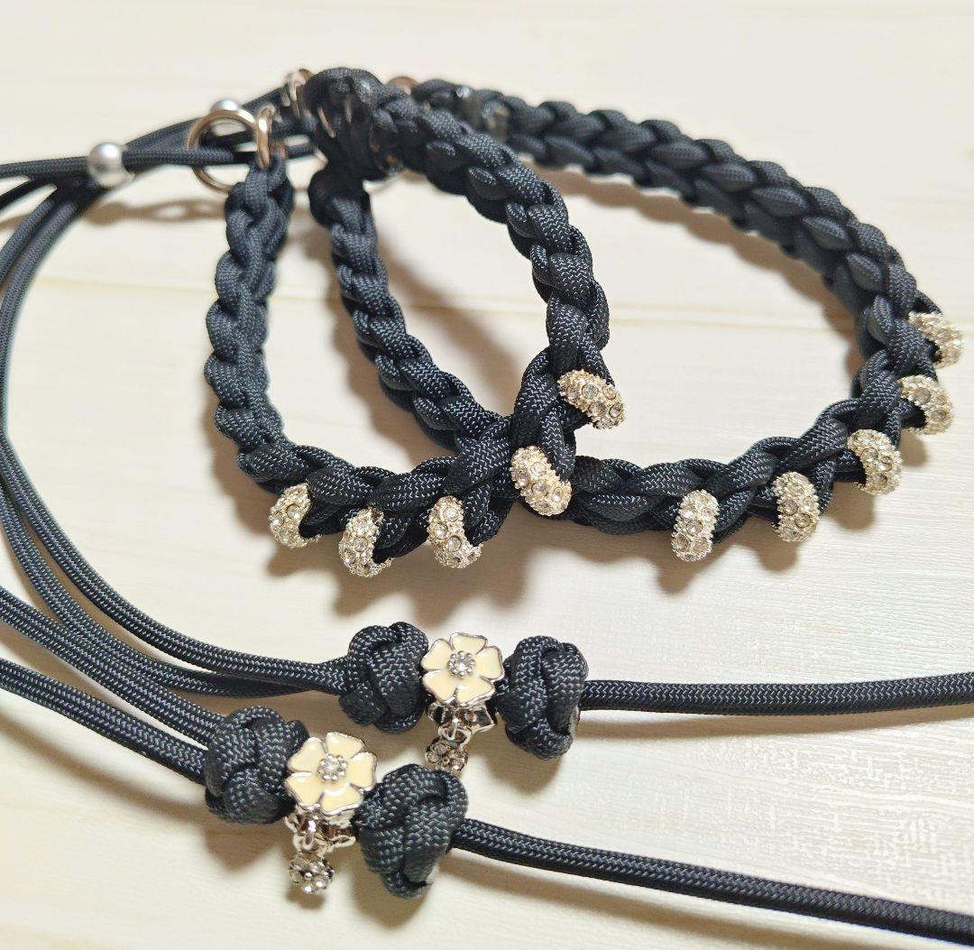 首輪一体型✳パラコードリード　ROWA☆