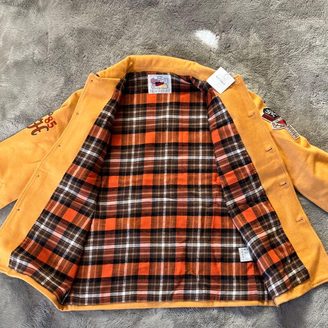 Karl Helmut カールヘルム ワッペンジャケット L マスタード