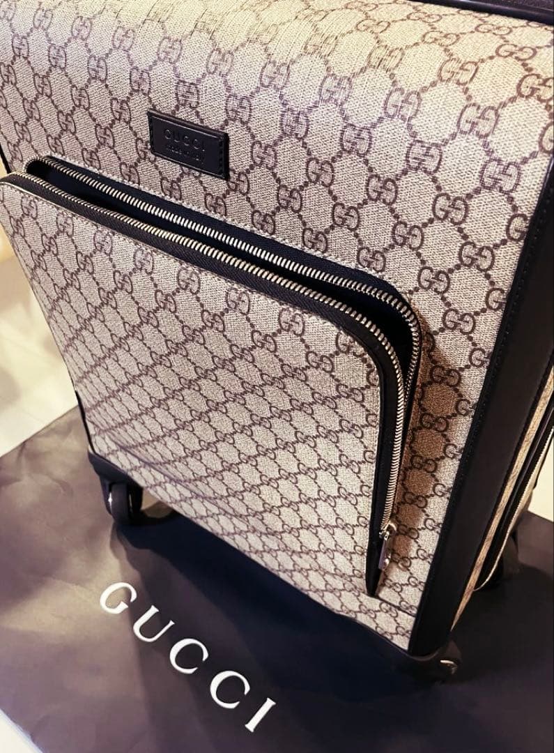 【大幅値下げ！レア希少美品／機内持込】GUCCIグッチGGキャリーキャリーケース