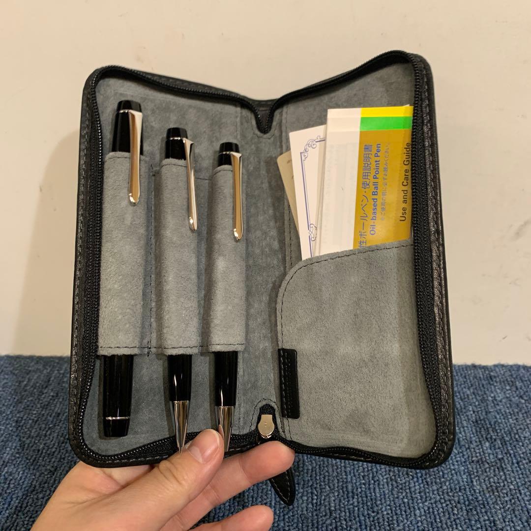 PILOT パイロット カスタムヘリテイジ91 14K 3本セット 革ケース入