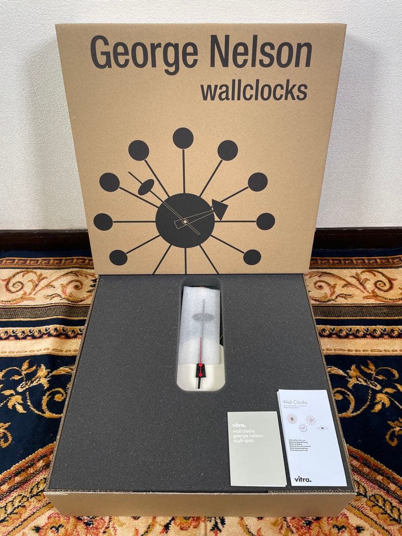 正規品♪vitra ボール クロック ジョージ・ネルソンミッドセンチュリー