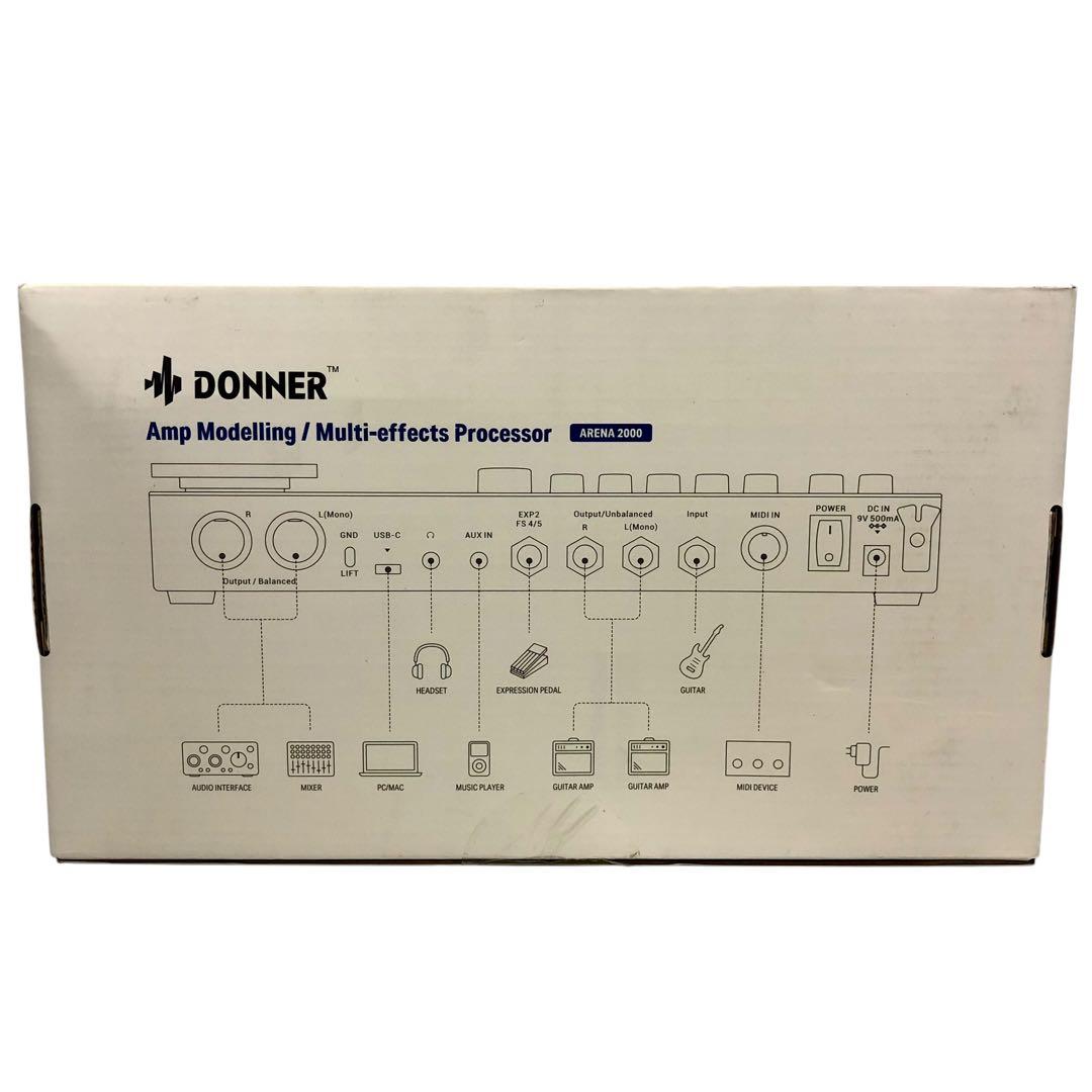 【開封済み・未使用】Donner マルチエフェクター　Arena 2000