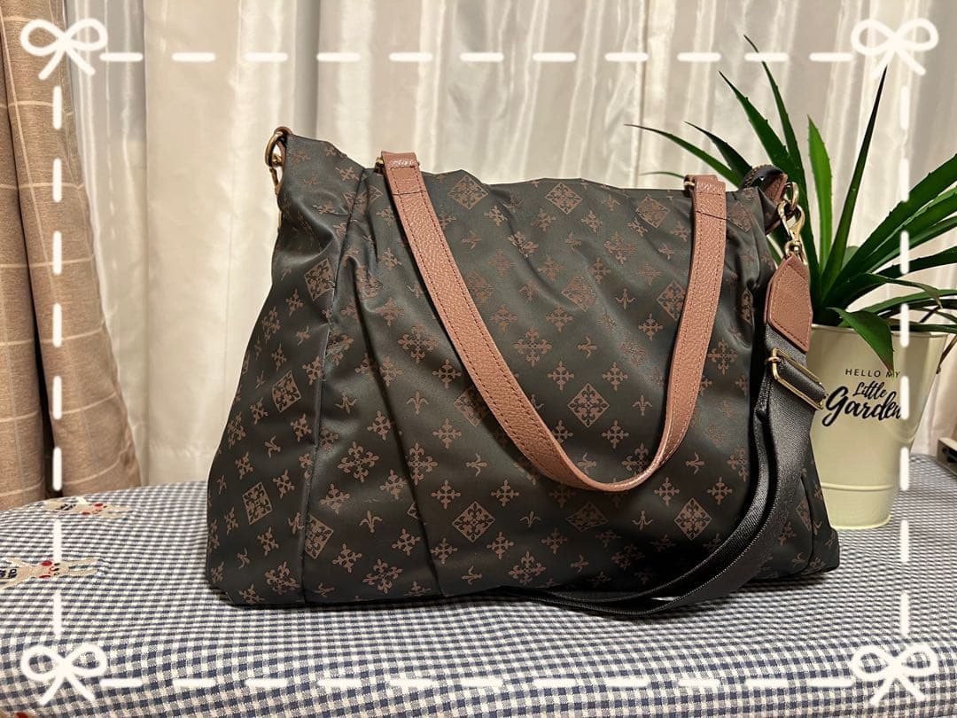 SALE‼️ラシット＊2way＊ショルダーバッグ＊グレーピンク＊美品＊