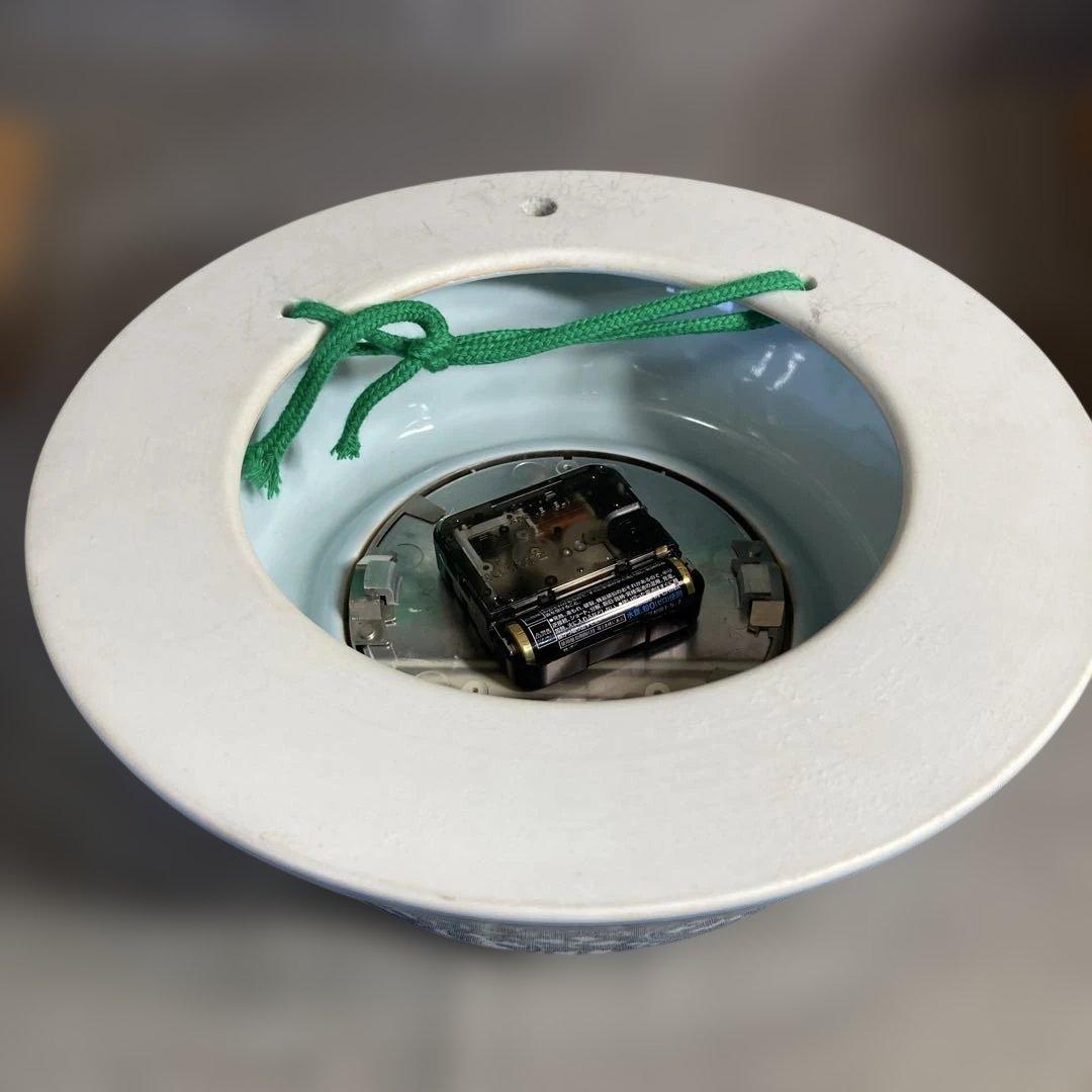 【さあや787さん専用】古伊万里の伝統　名窯　舘林源右衛門作　染付唐草濃文　時計