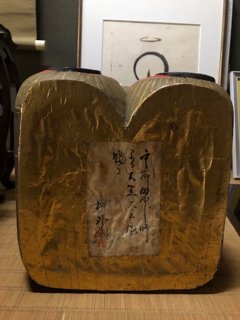 大黒天様　木箱付き　36㎝