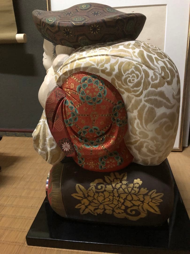 大黒天様　木箱付き　36㎝