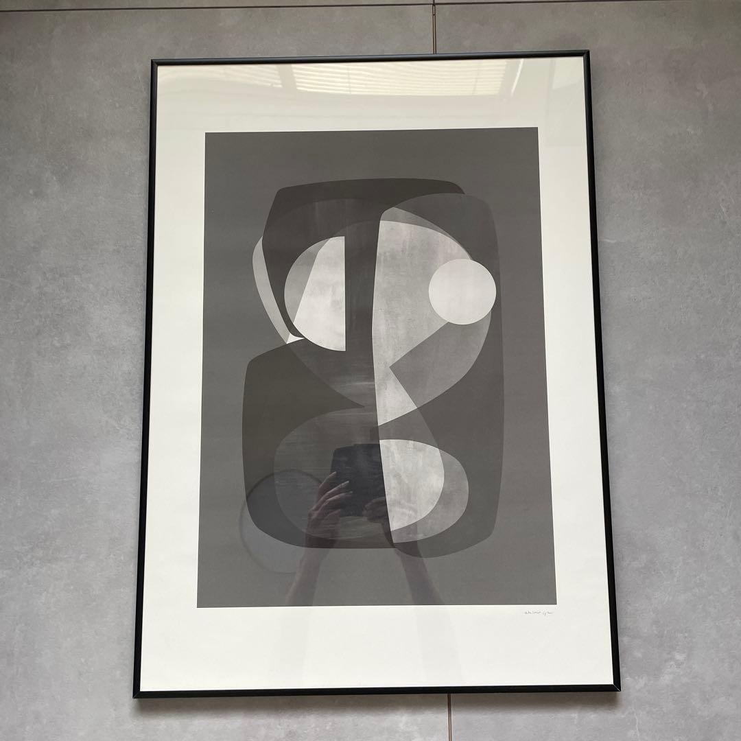 ATELIERCPH Abstract cubismポスターブラックフレーム付き