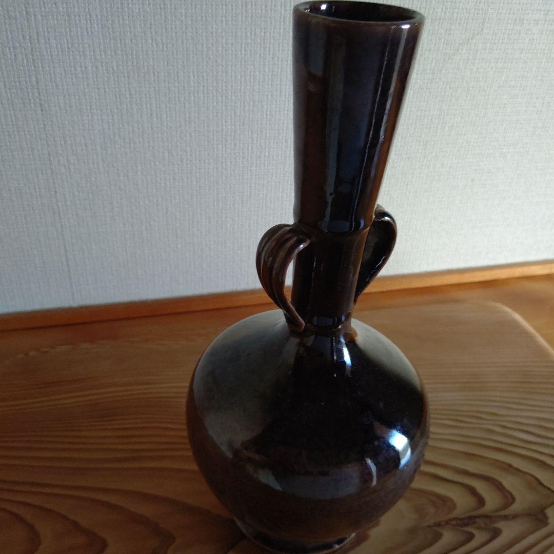 天目鶴首花入れ せと