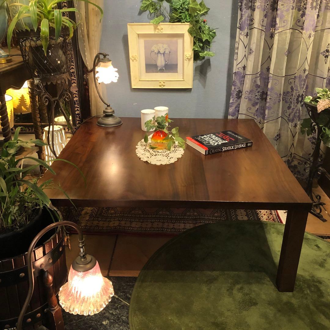 マーガレット08ヴィンテージ 柏木工　ウォールナット　リビングテーブル