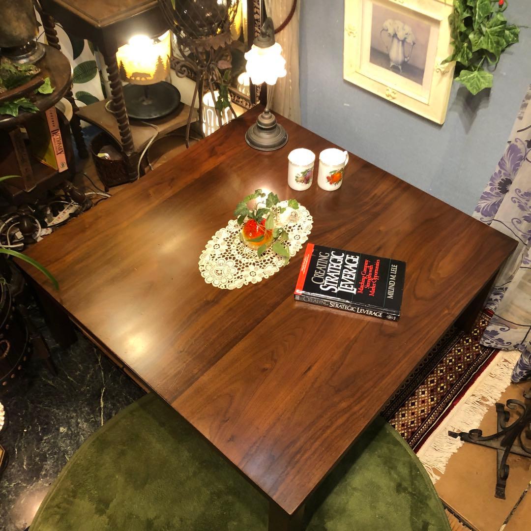 マーガレット08ヴィンテージ 柏木工　ウォールナット　リビングテーブル