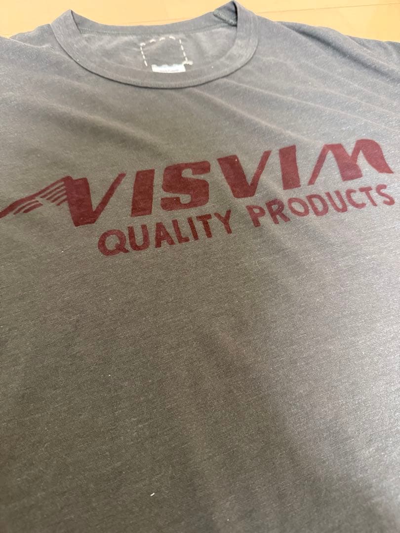 VISVIM FIL JUMBO ロゴプリントTシャツ クルーネック　ブラック