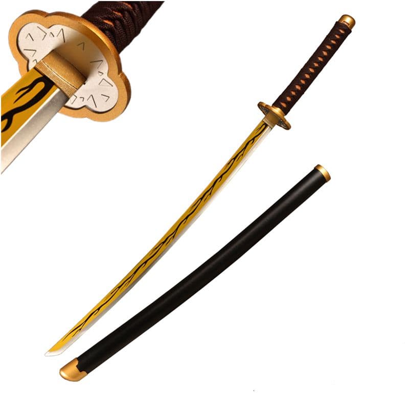 金色の刃と黒い鞘の刀 獪岳