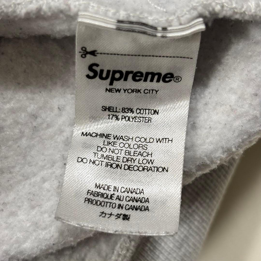 24ss Supreme スモールボックスロゴパーカー アッシュグレー