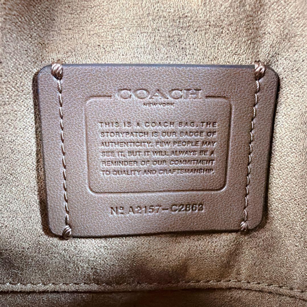 【美品】COACH　コーチ　ショルダーバッグ　花　デイジー　刺繍　クロスボディ