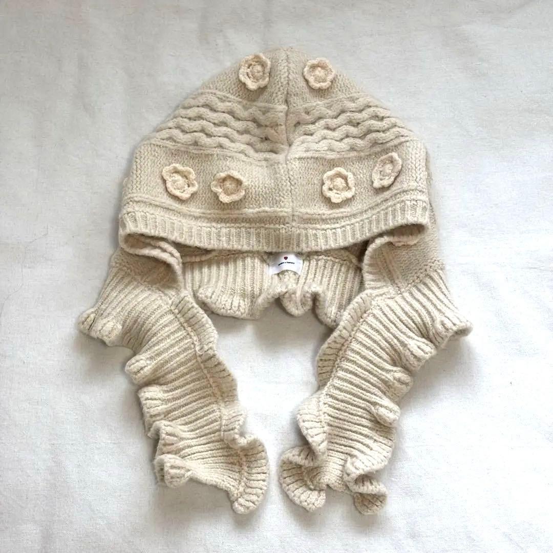 merry jenny おはなニットバラクラバ