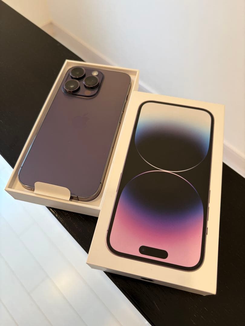 良品　Apple iPhone 14 Pro ディープパープル 本体　512GB