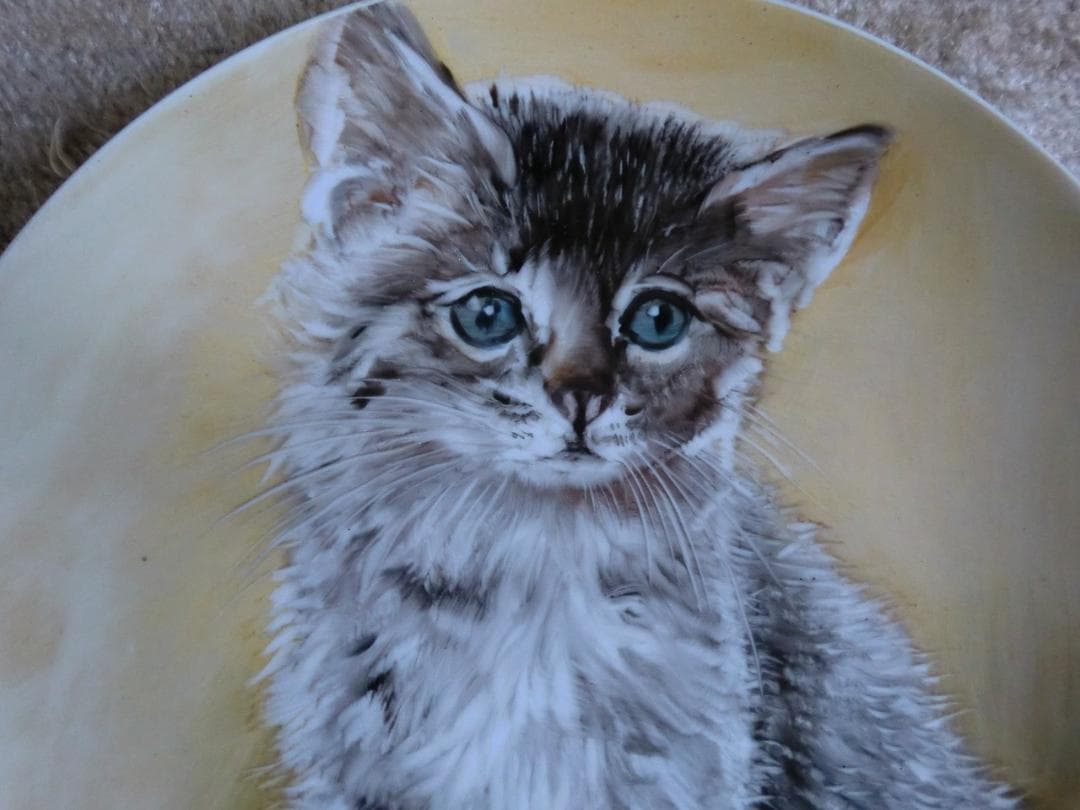 黄綬褒章　受賞 佐分利利成　飾皿