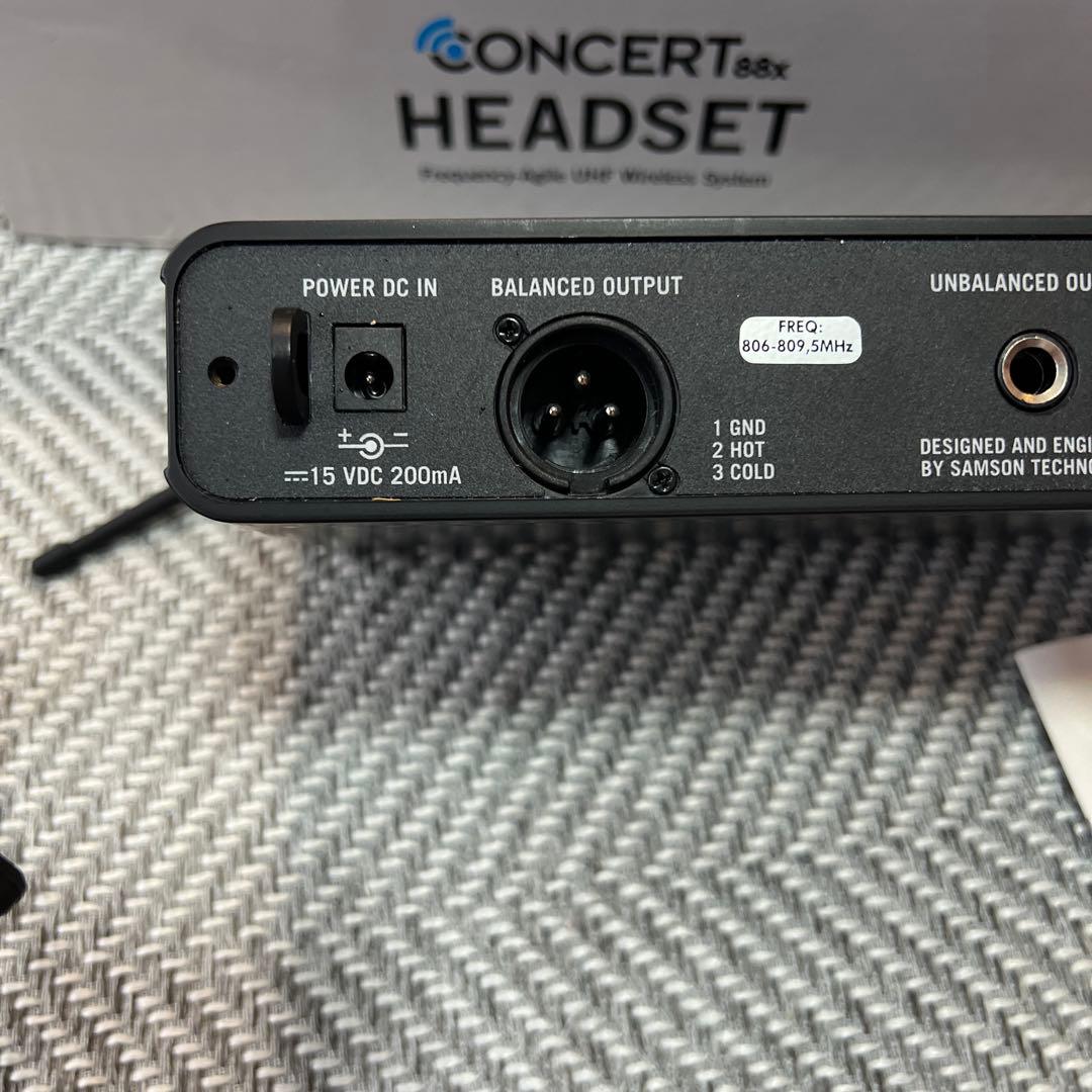 M*·様 SAMSON CONCERT 88x ワイヤレスヘッドセット