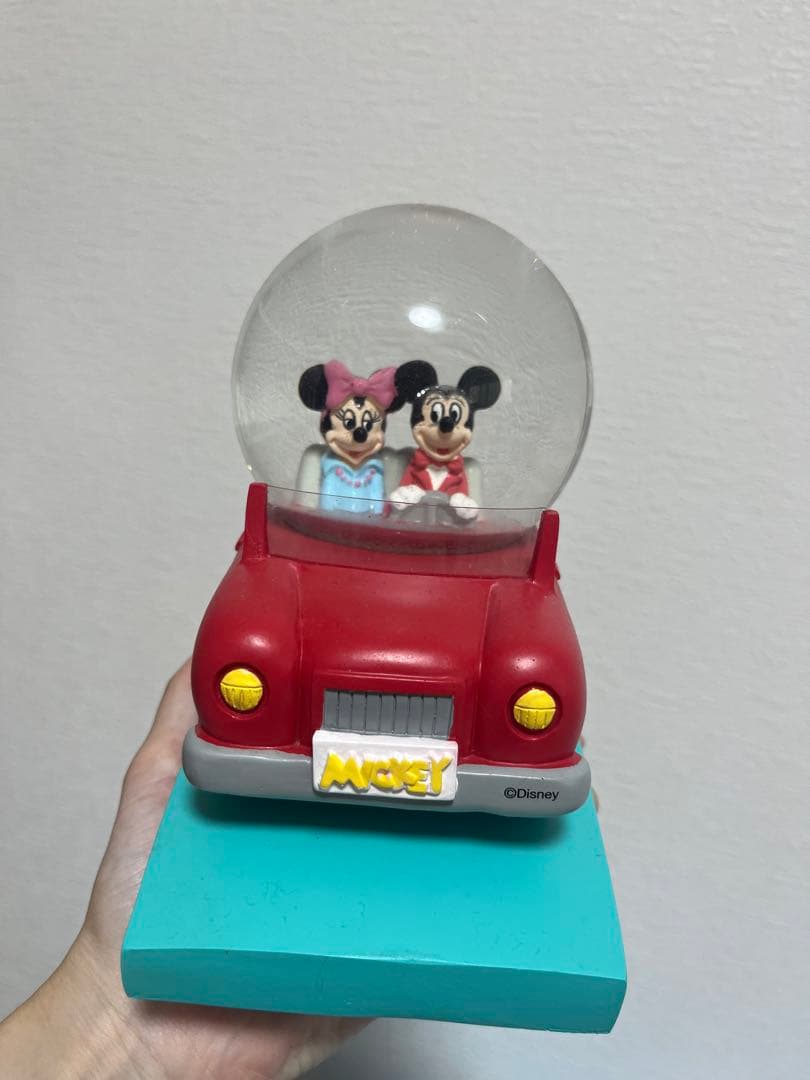 ディズニー　ニコアンド　スノードーム　ミッキー　ミニー　フィギュア