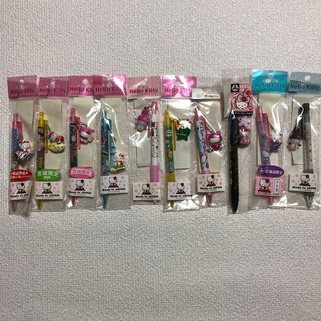 当地キティちゃん ボールペン26本・シャープペン2本　計28本セット