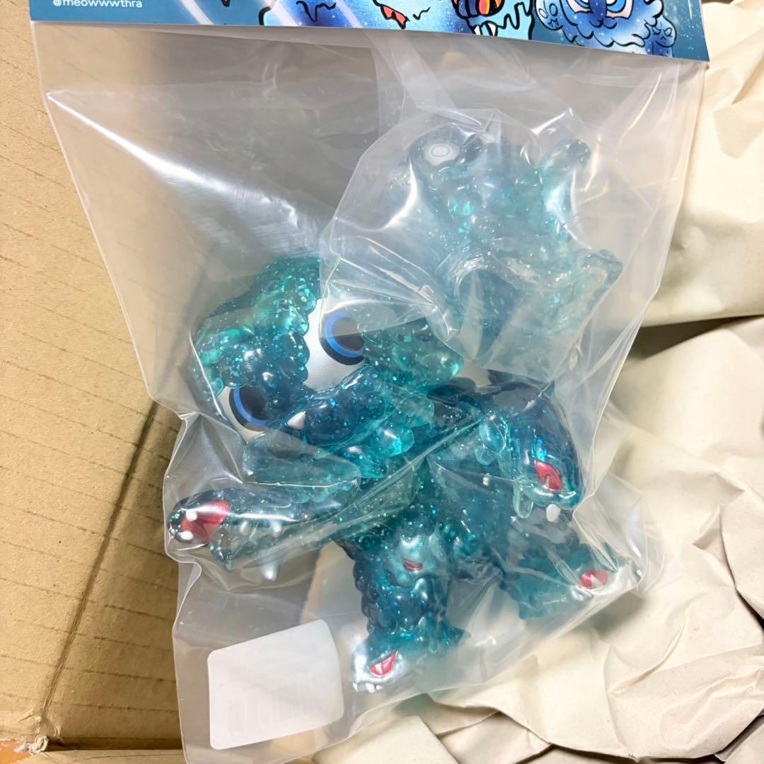 墓場の画廊 親子スドラ クリアー ソフビMEOWWWTHRA ニャスラ