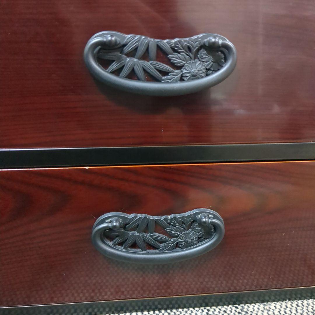 仙台小箪笥 赤漆 45×30×25cm