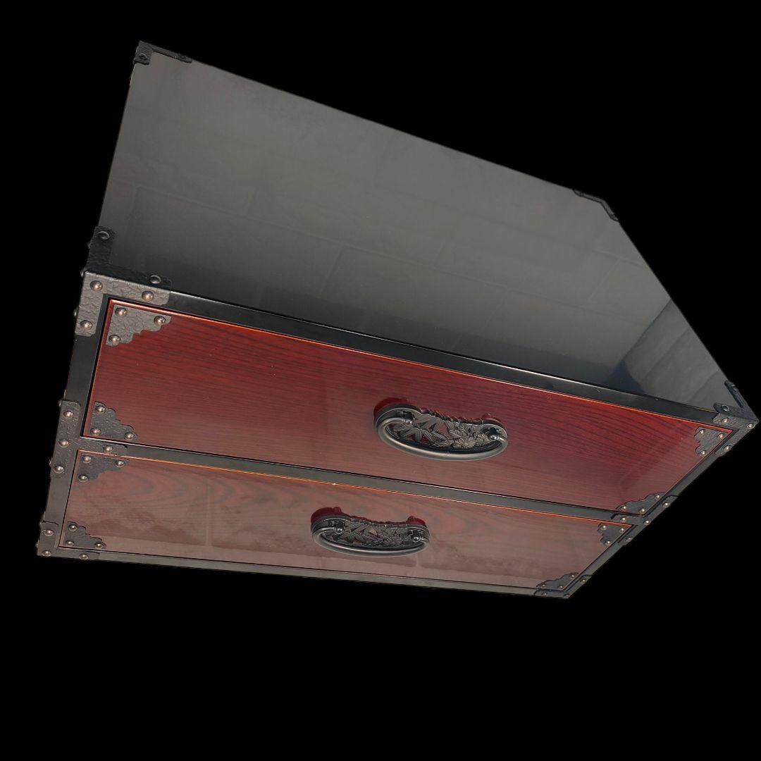 仙台小箪笥 赤漆 45×30×25cm