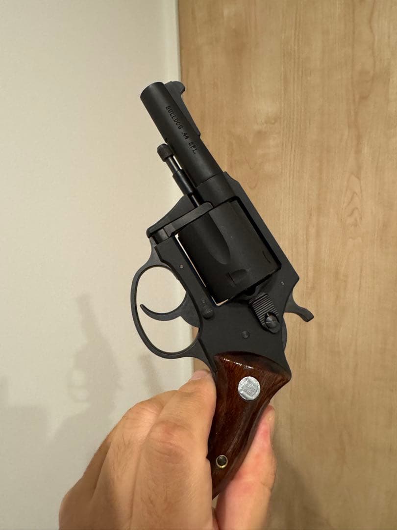 z12 モデルガン caw ブルドッグ　未発火　木製グリップ　SPG