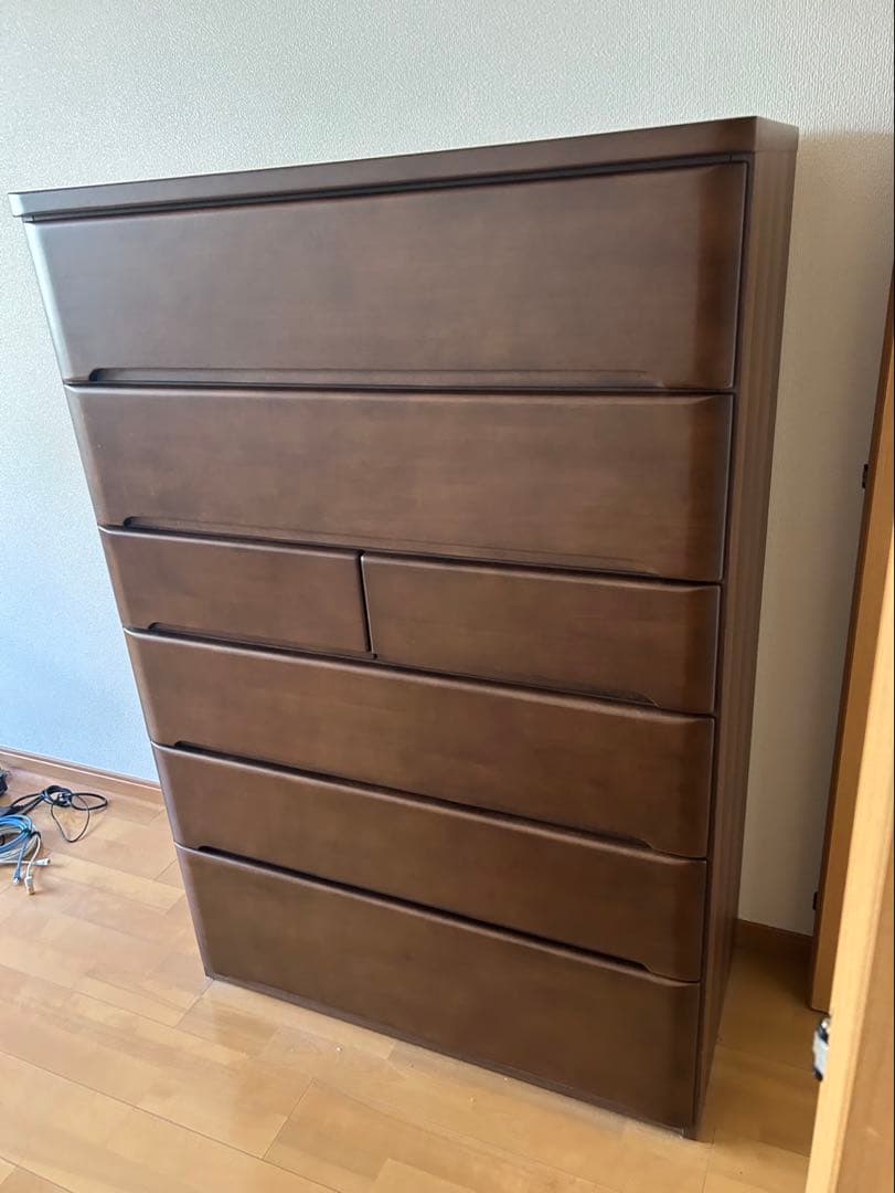 ニトリ　衣類収納　木製タンス　ハイチェスト
