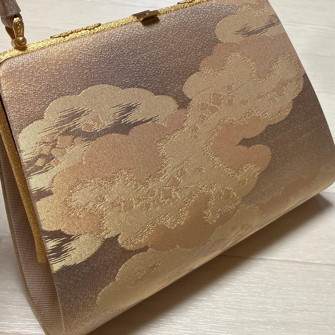 《極美品・箱付き》伊と忠　草履バッグセット　帯地