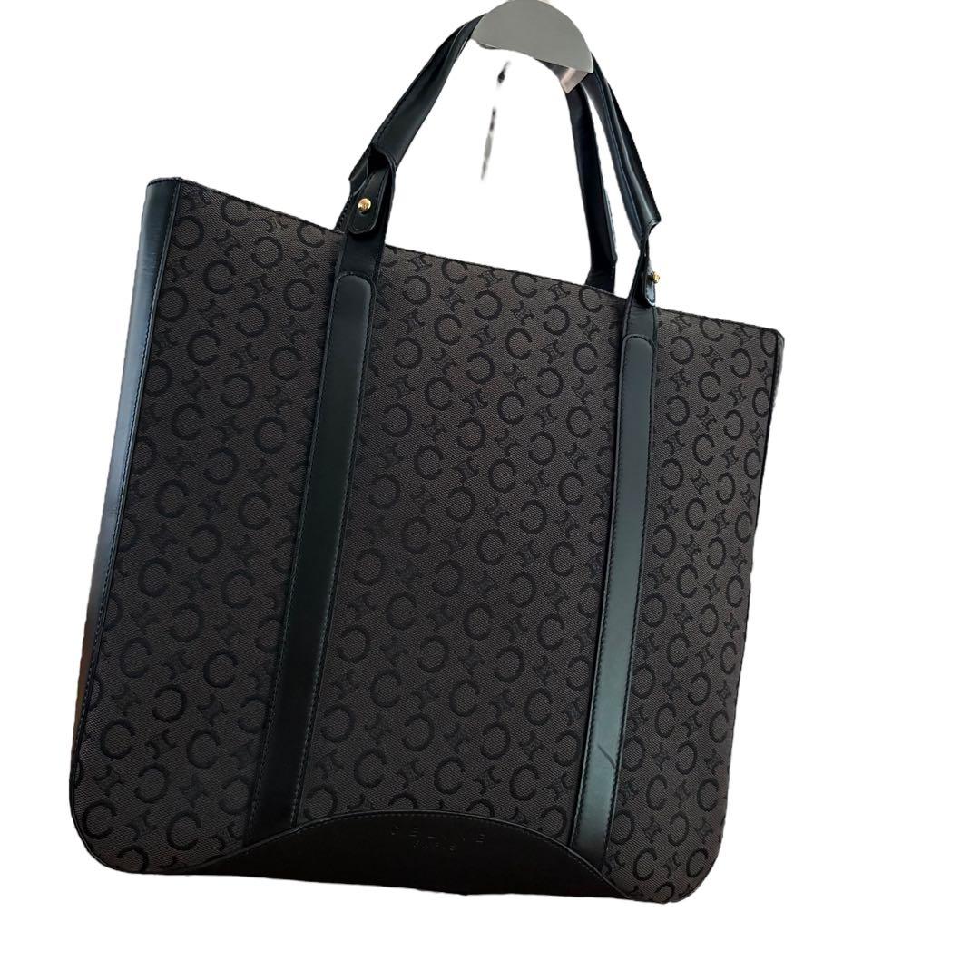 極美品　セリーヌ　トートバッグ　マカダム　大容量　ビジネスバッグ　A4収納可能