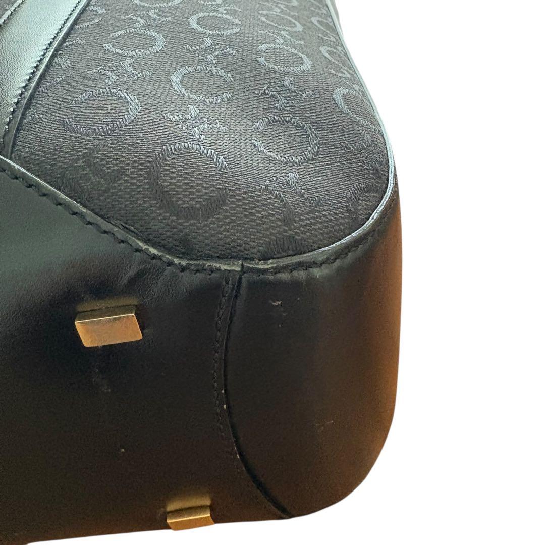 極美品　セリーヌ　トートバッグ　マカダム　大容量　ビジネスバッグ　A4収納可能