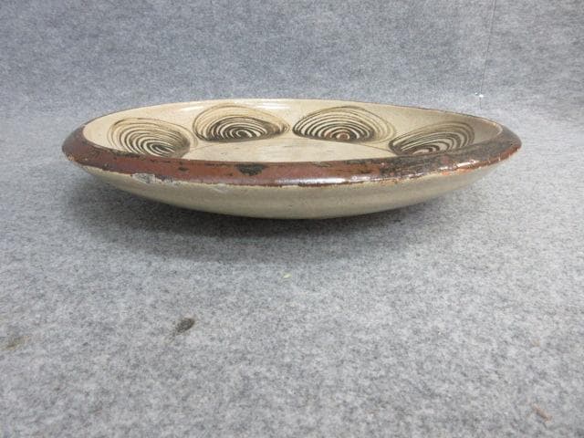 古瀬戸馬の目大皿 [B26972]