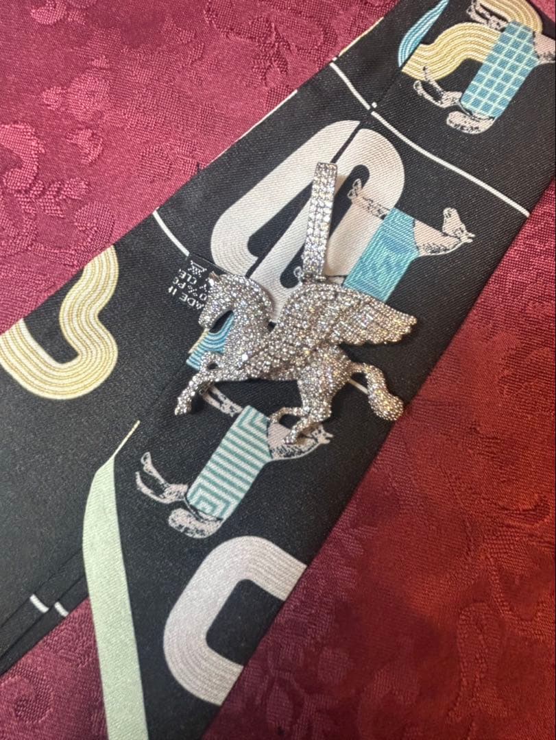 ￼ペガサスモチーフペンダントトップ　チャーム✖️スカーフ