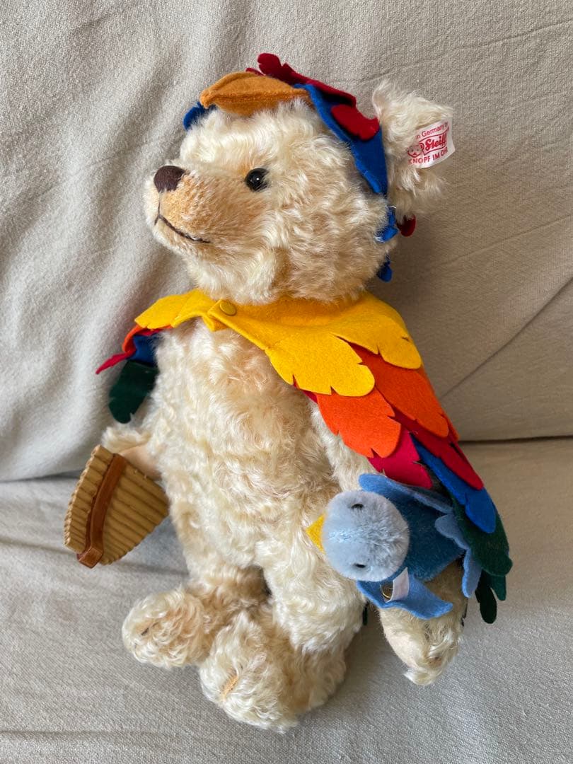 新品　貴重　シュタイフ steiff パパゲーノテディベア