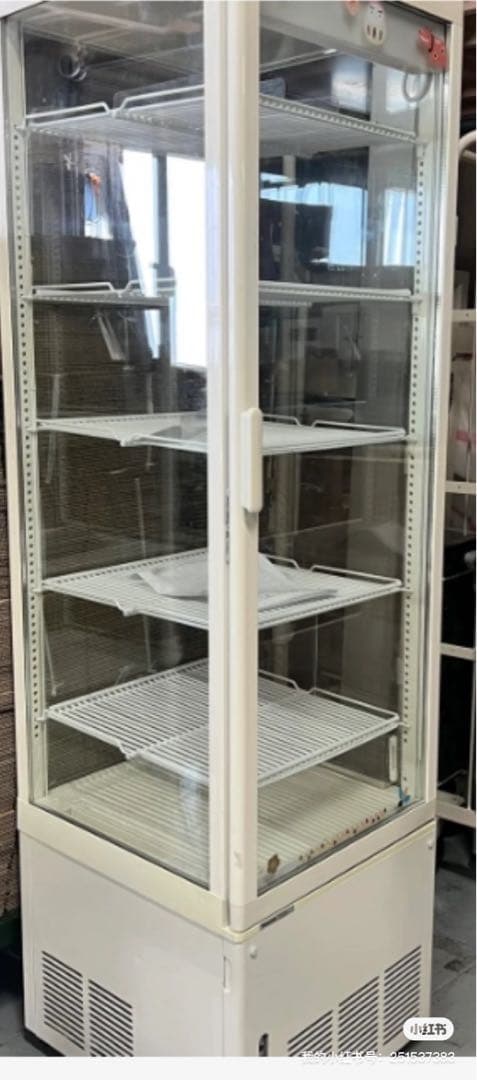 冷蔵庫ガラス製ショーケース