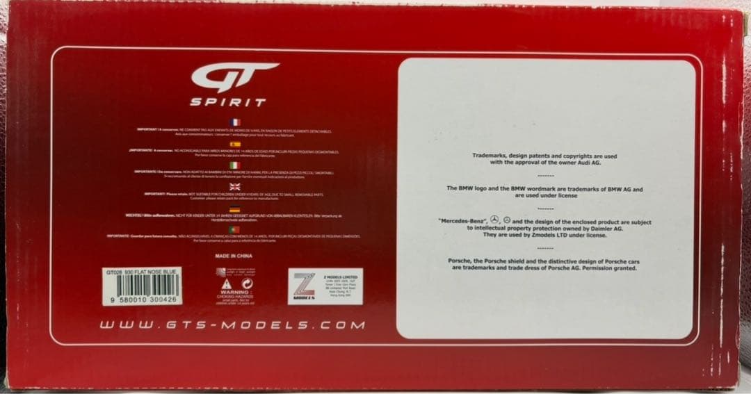 ミニカー Porsche930Turbo Slant Nose896/1000 1/18