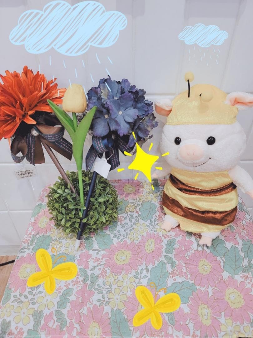 0 ぷーとん おでかけ デニム マスコット 016600