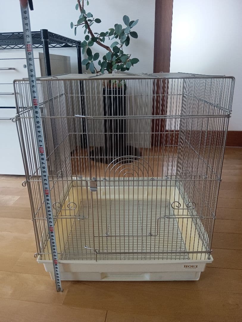 HOEI　鳥かご　ステンレス製　インコ　ケージ