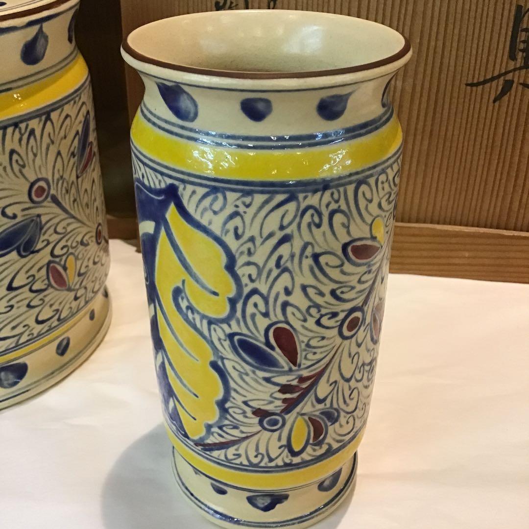 【茶道具】高台寺窯 陶楽作 オランダ皆具