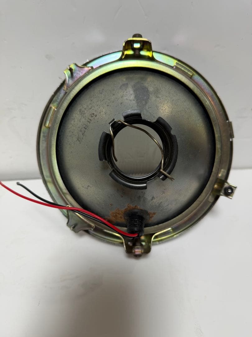 当時物IPF凹みレンズ付ヘッドライトレンズ/シビエマーシャルCIBIE