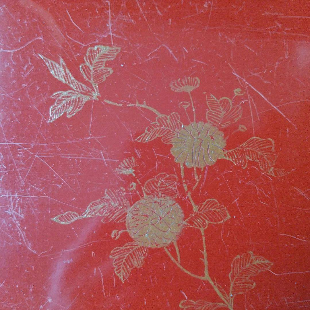 琉球漆器 江戸時代 足付 盆 貴重 骨董 茶道具