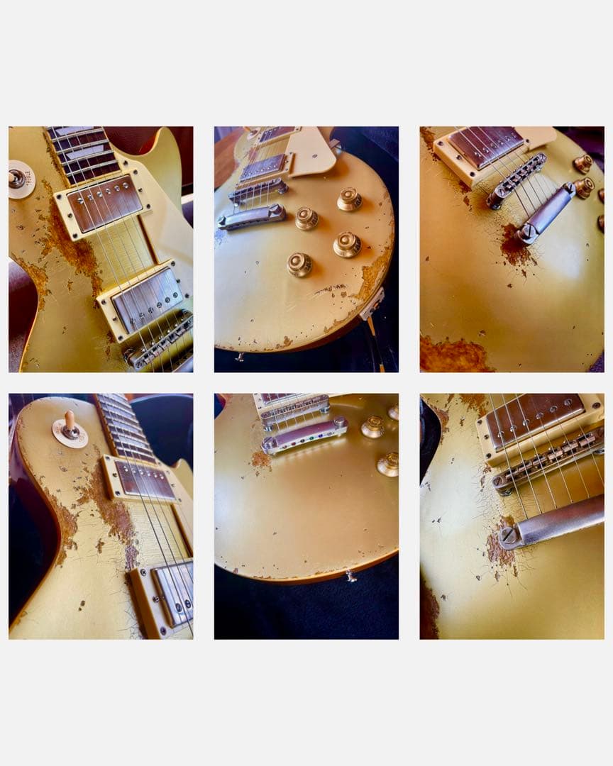 ⭐︎ハードエイジド レスポールスタンダード レプリカ ラッカーゴールドトップ⭐︎