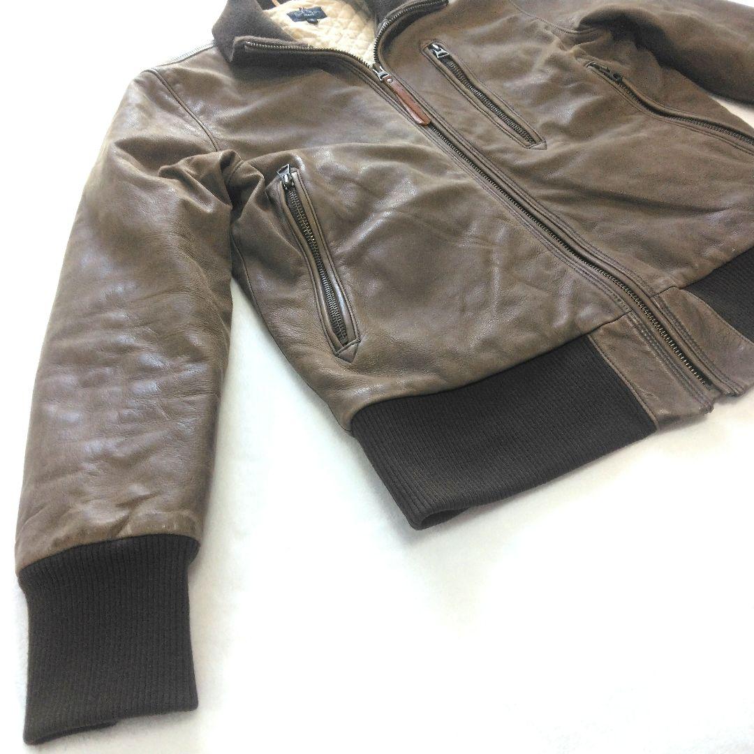 Paul Smith ポールスミス 羊革 リアルレザー 本革 ジャケット M