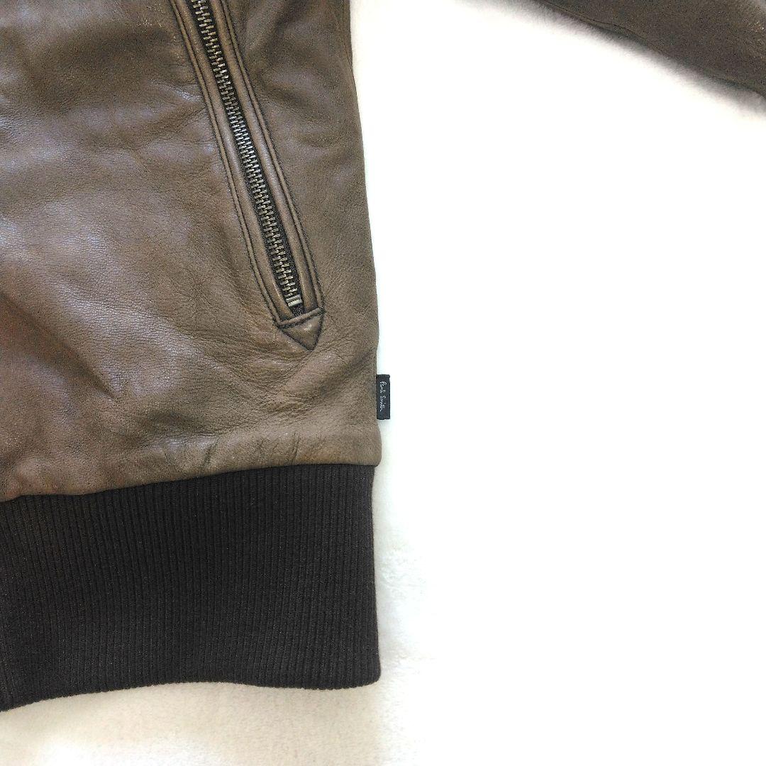 Paul Smith ポールスミス 羊革 リアルレザー 本革 ジャケット M